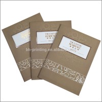 High quality color folder printing